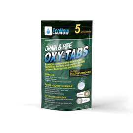 EcoNow 5mo. Oxy Tabs PRO STRENGTH Monthly Pipe-Plumbing Cleaning Maintenance #1 in USA