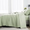 HYLEORY Queen Size Seersucker Comforter Set - 7 Pieces Reversible