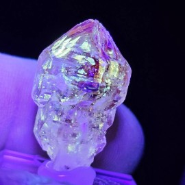 Quartz - Madagascar, Petroleum Included, UV Reactive (Fire Fly Quartz)