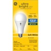 GE Ultra Bright LED 200 Watt Replacement, Soft White, A21