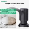 SAMODRA Soap Dispenser for Kitchen Sink, Oil Rubbed Bronze ABS