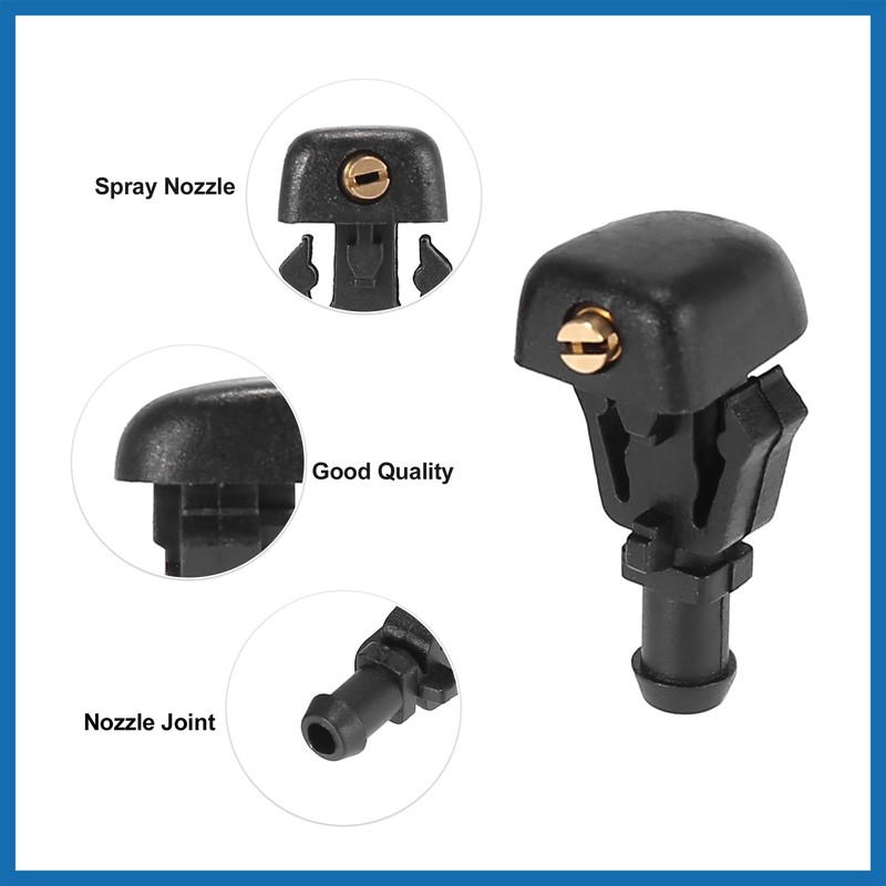 A ABSOPRO Front Windshield Washer Nozzles Fit for Ford F150