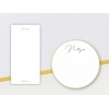 Dany Marcus Notizblock mit Goldschnitt, To-Do-Liste, Einkaufsliste, Notizzettel mit Gold,