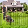 ADAVIN Tall Garden Fence with Gate, 4 Panels 36in(H) Dog