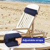 Lyreh Outdoor Chaise Lounge Head Pillow, Waterproof & Breathable Chaise