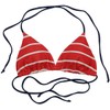 ToBeInStyle parte superior de bikini bohemio triangular sin costuras para
