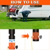 OPL5 5th Wheel King Pin Lock,Anti Theft Secure Trailer Kingpin