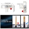 4 Pieces Car Tire Lights Wheel Valve Stem Lamp Cap