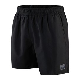 Speedo Men's 16" Watershort Swimming Trunks| Quick Dry | Comfortable Fit | Classic Style | Drawstring Waist, Black, L