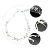 Baluue 1pc Bridal Hair Wreath Rhinestones Leaf Headband Hair Accessory