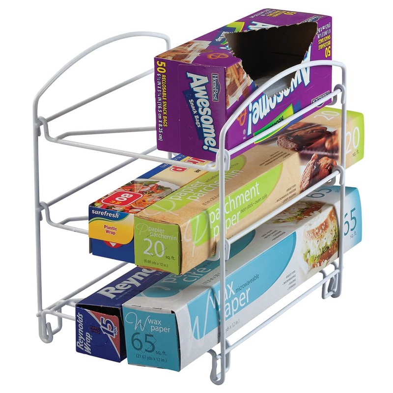 Fox Valley Traders Kitchen Wrap and Bag Organizer by Chef's