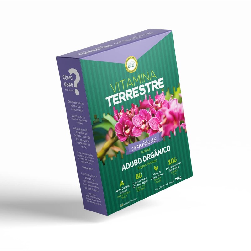 Vitamina Terrestre Organic Orchid Fertilizer - Class A, 150g, NPK,