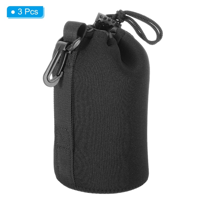 PATIKIL Camera Lens Bag, 3 Pcs 3.7" ID x 7.1"