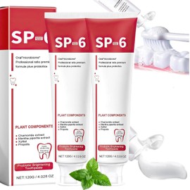 2PCS Sp-6 Ultra Whitening Toothpaste, Sp-6 Probiotic Toothpaste, sp-6 Ultra Whitening, Probiotic Brightening Toothpaste,Deep Cleaning Care Toothpaste,Remove Tooth Stains