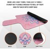 HUNKEN 100 * 60cm Non-Slip Pilates Reformer Mat Towel, Pilates