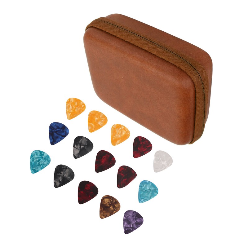 Guitar Pick Bag Set Large Space Waterproof Good Protection EVA