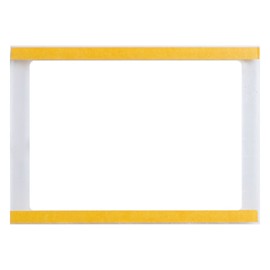 Switch Hits Clear Plastic Peel-and-Stick Wall Plate Gasket | 3 Gang Gasket | 7.5" W x 5.25" H x 1/8" | Professional Grade Spacing Gasket for Light Switch Plates and Outlet Covers