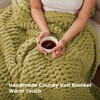 SLEEP ZONE Throw Blanket for Couch - Chunky Knit Blanket,