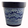 COLOR Y TRADICIÓN Mexican Talavera Planter Ceramic Flower Pot Folk