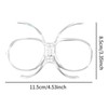 Dickly Ski Goggles Insert Adapter Portable Professional Clear Bendable Goggles