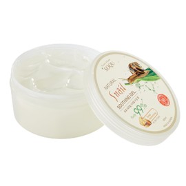 SOQU Natural Snail Soothing Gel – Korean Skincare for Glowing Skin, Hydrating and Soothing Gel for Face and Body, Made in Korea, 300ml / 10.56fl.oz