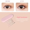 4pcs Eyelash Tweezers Set Stainless Steel False Eyelash Extension Tweezers