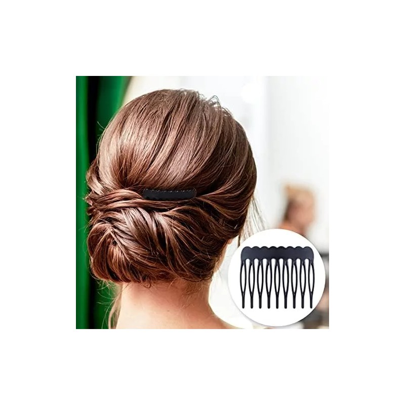 Oiiki Pinzas De Plástico Para Peine Lateral Para El Cabello,