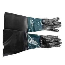 Lyaciomn Blast Rubber Gloves for Sandblasting Sandblaster Sand Blast Cabinet Sandblasting Gloves SandBlaster Accessories 23.6 Inch