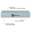 Knife Sharpening Stone 2-Pack - Dual 400/1000 Grit Wet Block