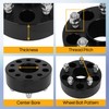 OCPTY 2 PCS 5x120 Wheel Spacers Hub Centric 2" 5