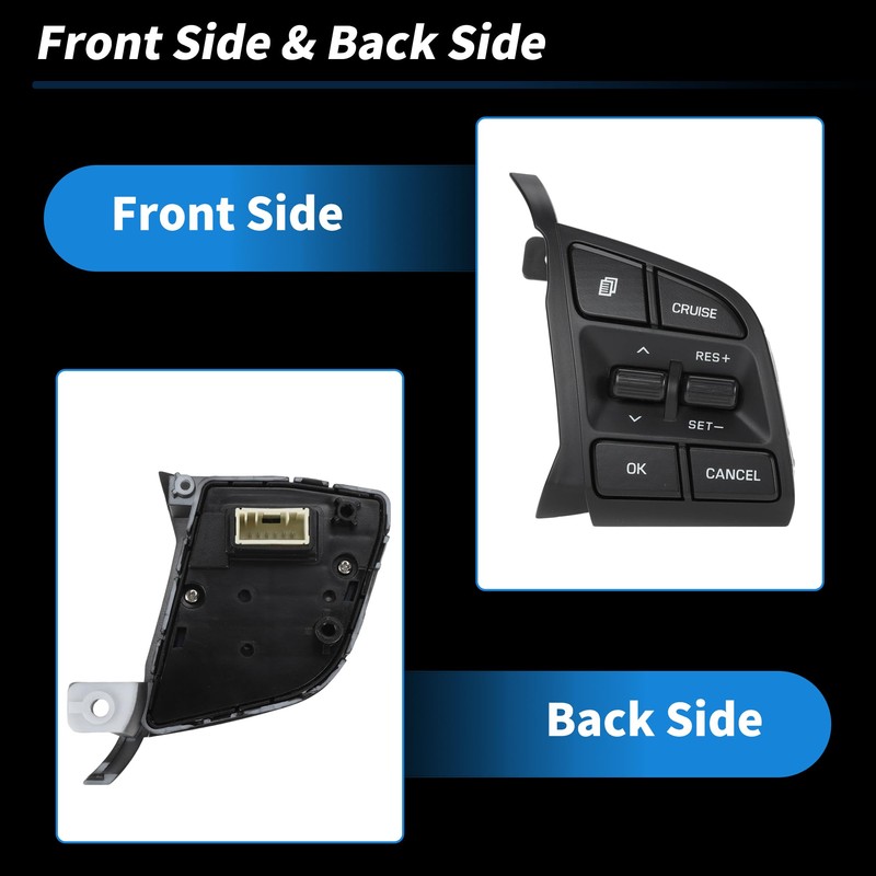 SWITCHRISE Steering Wheel Cruise Control Switch Button Right Side for