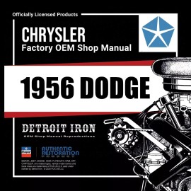 1956 Dodge Shop Manual, Sales Literature & Parts Book Kit