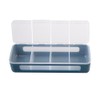 Melii Luxe 4 Compartment Snackle Box - Blue