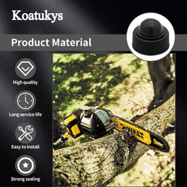 Koatukys 2 PCS 631-04381 Oil Cap Bulb Assy Replacement for Remington Electric Chainsaw and Polesaws 079084-01 107512-01
