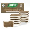 12 Pack Biodegradable Eco Sponges Washing Up,Natural Cellulose and Coconut