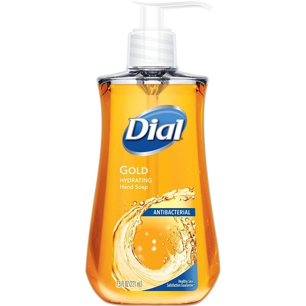Dial Antibacterial Liquid Hand Soap Gold 7.50 oz (Value Pack of 5)
