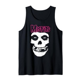 Misfits – Pink Logo Skull Tank Top