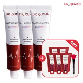 Dr. Qmen (현대홈쇼핑)닥터큐먼 Type1 콜라겐100 프리미엄 크림팩 3종 세트 (Hyundai Home Shopping) Dr. Qman Type 1 Collagen 100 Premium Cream Pack 3-Piece Set