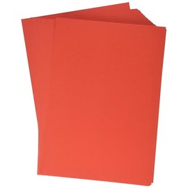 kangaro - Coloured Paper Red DIN A4-160 g/m² FSC Mix - Pack of 50 - Letter Paper Craft Paper DIY, K-0039-075, 29.7 x 21 x 1