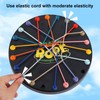 lasuroa 12pcs Brainy Knots Rope Untangling Game, Twisted Rope Puzzle