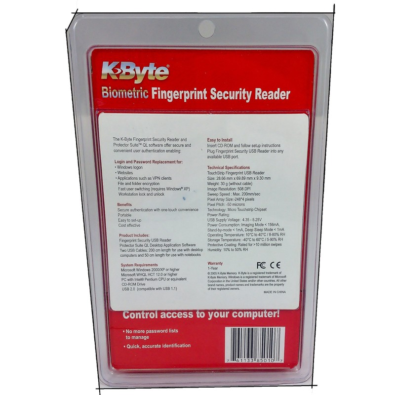 KByte Fingerprint Security Reader