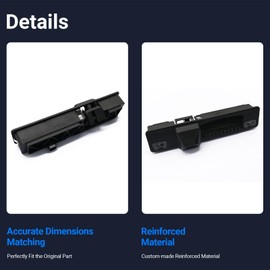 Fabelhpart Trunk Release Switch Compatible with Ford Focus C-Max Mk3 Fiesta Mk7 2014 2015 2016 2017 2018 2019 2020-up Rear Trunk Lid Release Switch Button with Camera Hole Replaces# F1EB-19B514-BE