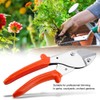 Glomora 1 Pcs Red Pruning Snip,Garden Shears,Sharp Gardening Hand Pruner