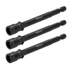 hilmor 4" 1/4 & 5/16 Reversible Magnetic Nut Driver, 3-Pack