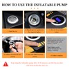 NYTKL Tire Inflator Air Compressor, 12V DC Tyre Air Pump