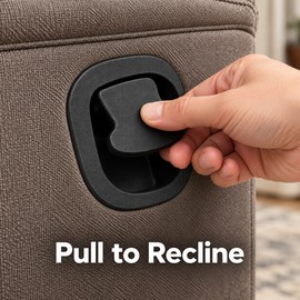 Recliner Release Handle with 38-Inch Cable, 2-Hole Replacement Pull Lever