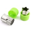 9 Pcs Vegetable Cutters for Kids Fruit Cookie Sandwich Cutter