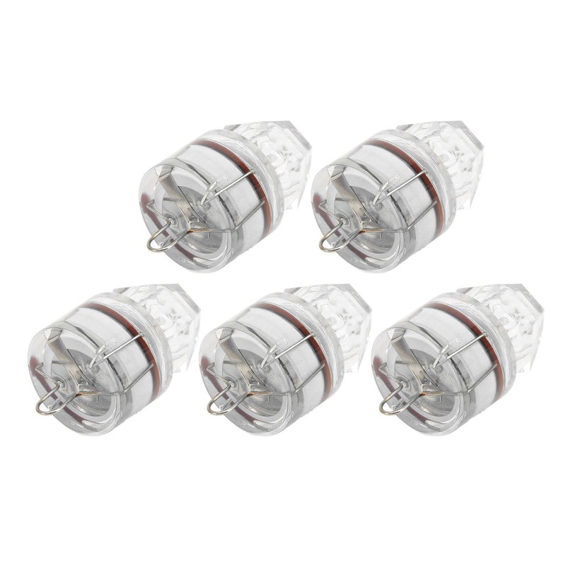 5Pcs Fishing Lure Light Diamond Shape LED Corrosion Resistance Auto