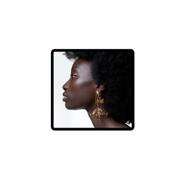 Danshinbow 1 Pair Hollow Earrings Tulip Flower Geometric Earrings Jewellery for Women and Girls, Alloy Steel, No Gemstone