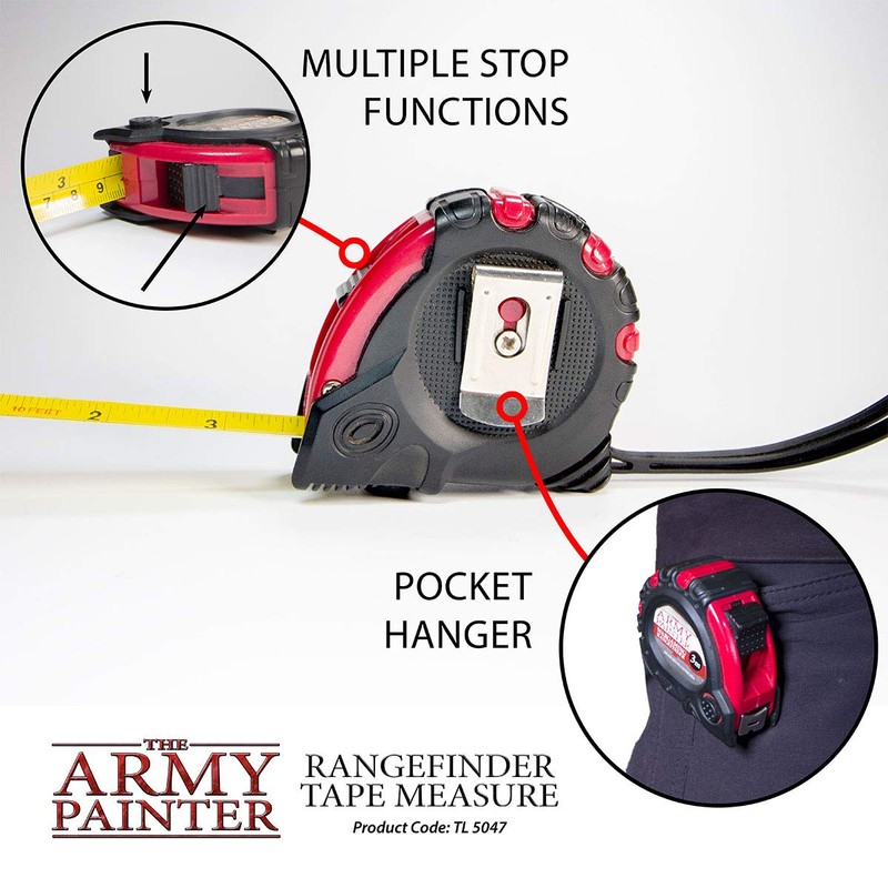 The Army Painter TL5047 - Rangefinder Tape Measure | Retractable